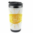 thumbnail image 1 of Saying Travel Mug, Heart Shaped Sunbeams, Steel Thermal Cup, 16 oz, by Ambesonne, 1 of 2