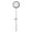 Black White, variant on Rubber Bass Kick Drum Pedal Beater Set Percussion Replacement - , 19.5cm