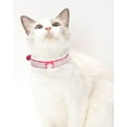 thumbnail image 3 of Dog Collar for Small Dogs, Medium Dogs, Adjustable Leather Suede Bling Dog Collars，Pink Dog Collar Cat Collar, Rhinestone Dog Collar, 3 of 7