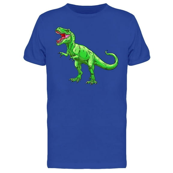 Green Roaring Tyrannosaurus T-Shirt Men -Image by Shutterstock, Male Medium