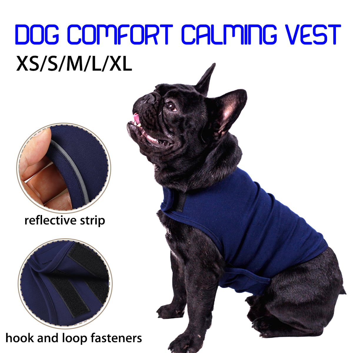 for Thunder and Anxiety Extra Large 34-38 Chest Comfort Zone Calming Vests for Dogs