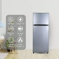 thumbnail image 2 of GGTB 3.5 Cu Ft Refrigerator with Freezer, 2 Doors Refrigerator, Fridge for Bedroom, Kitchen, Dorm, Apartment, Garage, Office, 2 of 7