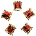 thumbnail image 3 of RomaMX 5 PCS Miniatura Drum Modelo Adorno Mini Casa Decoración Drum Dom Muñeca Decoración de la Casa, 3 of 7