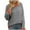 Black, variant on HAiming Womens Striped Sweater Oversize Knit Casual Long Sleeve Crew Neck Pullover Tops Soft Outdoor Loose Clothes