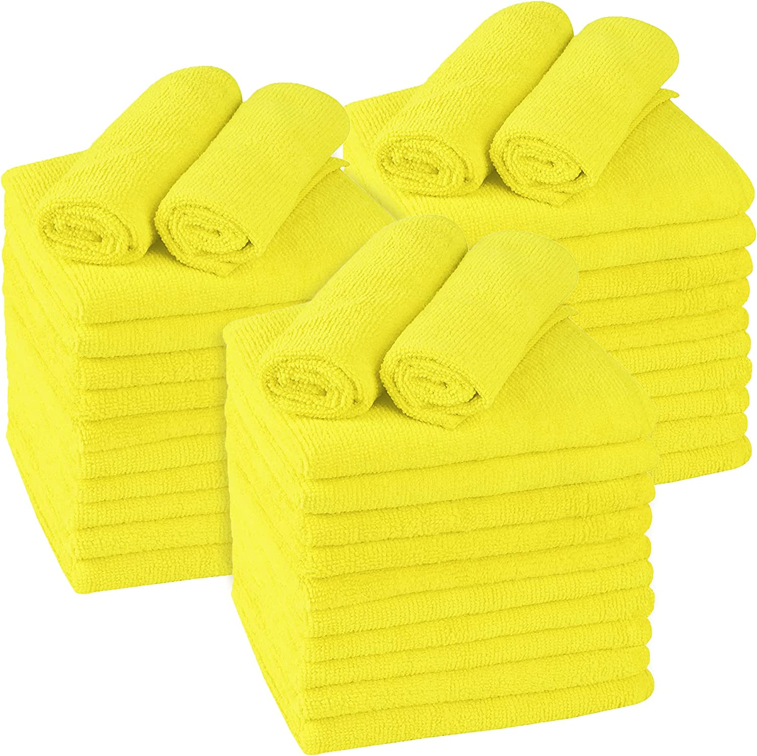 Large Microfiber Cleaning Towels, 36Pack, Ultra Soft Plush Washcloth