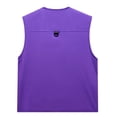 thumbnail image 4 of Stamzod Men's Cargo Vest Jacket Outdoor Cycling Travel Hiking Photo Vests Outerwear with Multi Pockets Casual Sleeveless Lightweight Jackets Purple B S, 4 of 4