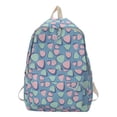 thumbnail image 1 of Backpack Fashion New Pattern Canvas Backpack Academic Style Large Capacity Practical Comfortable Shoulder Strap Backpack Backpack with Water Bottle Pocket, 1 of 6