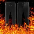 thumbnail image 3 of qolati Women Heated Pants Thicken Heating Pants for Womens Electric USB Constant Temperature 10 Heated Zones Trousers Winter Warm Cotton Pants Cold Weather, 3 of 9