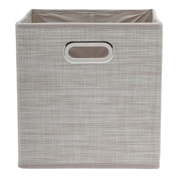 Cubo Organizador Home Home Teslin Beige 28X27X27 Cm