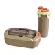 thumbnail image 2 of Fiambrera portátil con botella de agua | Caja bento apta para microondas con compartimentos y utensilios | Recipiente hermético para preparar comidas, ideal para estudiantes y oficinistas, 2 of 6