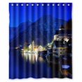 thumbnail image 1 of ABPHQTO Austria Coast Mountains Hallstatt Night Cities Cortina de ducha Cortina de ducha impermeable 150x180 cm, 1 of 2
