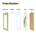 thumbnail image 7 of Picture Frames, 5x7 Wooden Picture Frames Set of 6, Picture Frames for Home Decor Tabletop Display, 7 of 7