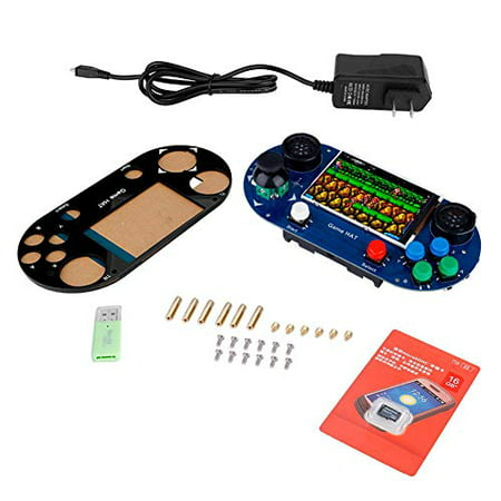 fosa Portable Handheld Raspberry Pi 3B+ Game Console 3.5-in LCD Display Classic Video Games Childhood Classic Game Console,