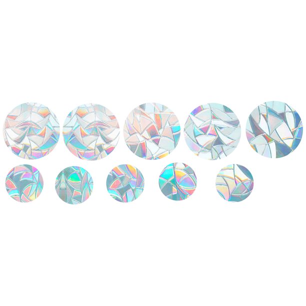 Rainbow Prism Glass Sticker PVC Electrostatic Round Cloud Window
