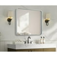 thumbnail image 6 of Elegant Decor Contour Metal Rectangle Mirror 30x36 in Silver, 6 of 11