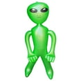 thumbnail image 2 of Alien inflable, juguetes alienígenas inflados, figuras inflables novedosas de PVC, accesorios para cumpleaños, Halloween, fiesta temática del BLESIY juguetes inflables, 2 of 8