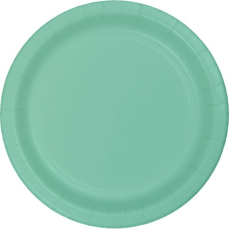 Package Dessert - Fresh Mint Dessert Plates (8ct), Includes 8 dessert plates per package By Creative Converting From USA