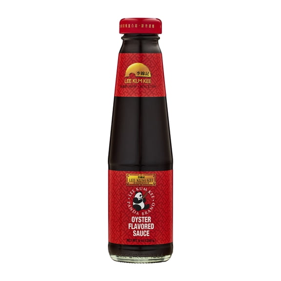 Lee Kum Kee Panda Brand Oyster Flavored Sauce, 9 oz Glass Bottle