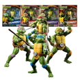 thumbnail image 2 of Figuras móviles de Tortugas Ninja Mutantes adolescentes SHF, Leonardo Raphael, Donatello, Anime de PVC, juguetes de modelos de colección TMNT Fivean unisex, 2 of 2
