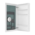 thumbnail image 3 of Litake Bathroom Wall Cabinet With Mirror, Hidden Shelves Bathroom Mirror Cabinet, Embedded Or Surface Mounted Bathroom Single-Door Wall Cabinet 20" x 20" x 36", 3 of 8