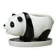 thumbnail image 1 of Macetas de cerámica con forma de animal para suculentas, adorable maceta de interior con forma de panda y bandeja., 1 of 6