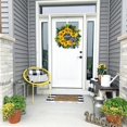 thumbnail image 6 of Sunflower Wreath with Welcome,Spring Summer Wreath for Front Door, Unique Housewarming Gift,mother'day Gift,Farmhouse Porch Decor,Sunflower Wall Decor,Wedding Favors,Year Round wreaths-20inch, 6 of 14