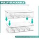 thumbnail image 5 of Organizador de gafas Sorbus de plástico apilable con 5 compartimentos, 5 of 7