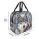 thumbnail image 3 of Disketp Majestic Snowy Wolf for Insulated Lunch Bag for Women and Men, Perfect for Work, Hiking, Picnic, 3 of 8