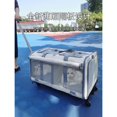 thumbnail image 4 of Maleta portátil con ruedas para mascotas, transportador de gatos, rueda universal desmontable, transpirable, plegable, de gran capacidad, bolsa de viaje para cachorros, 4 of 5