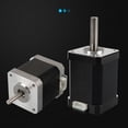 thumbnail image 2 of 42 Stepper Motor Height 60mm Motor with 1000XH2.54 Cables for 3D Printer Extruder -Black, 2 of 8