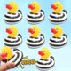 thumbnail image 2 of Uniforme De Prisión De Halloween, Juguete De Patos De Pvc, Juguetes De Baño Para Bebés, Juguete De Natación Suave Para Niñas Y Niños Inevent HA038093-00, 2 of 6