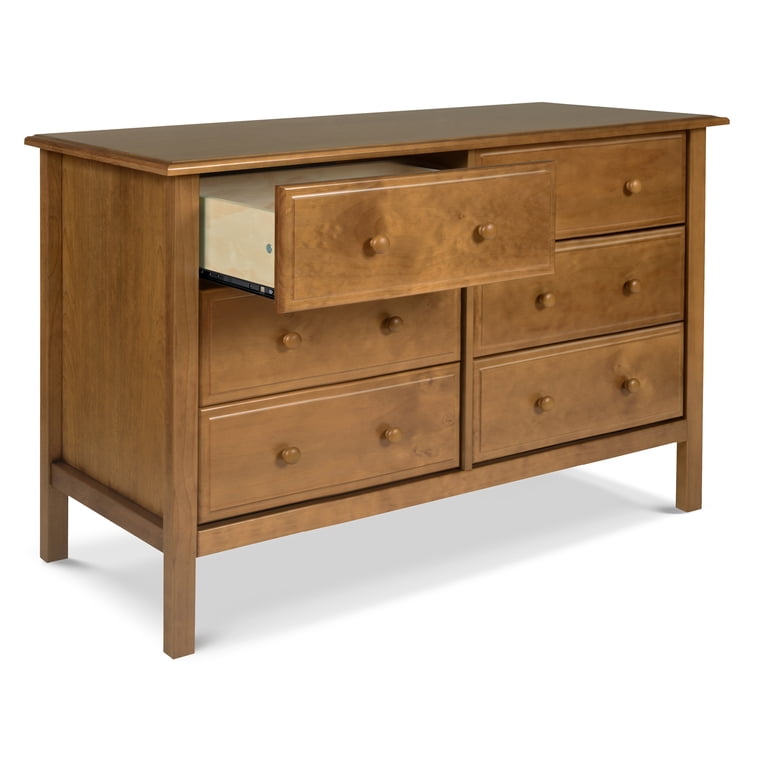 DaVinci Jayden 6-Drawer Double Dresser in Chestnut - Walmart.com