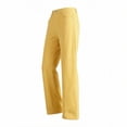 thumbnail image 5 of Yuhangmm Women's Pants, High Waist Straight Leg Jeans Casual Wide Trousers Loose Fit Denim Pants Yellow XL, 5 of 5