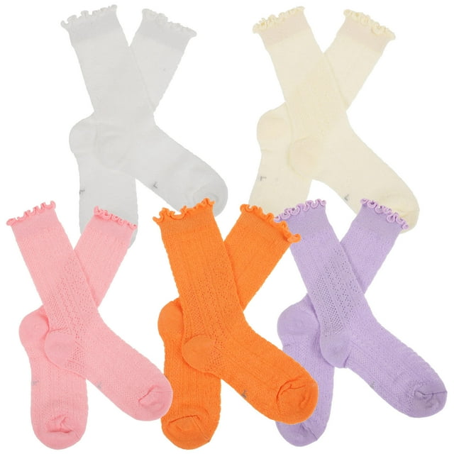 IDEANATEGRATE 5Pares Calcetines De Media En Colores Surtidos Para Uso Cómodo Y Protección Diaria