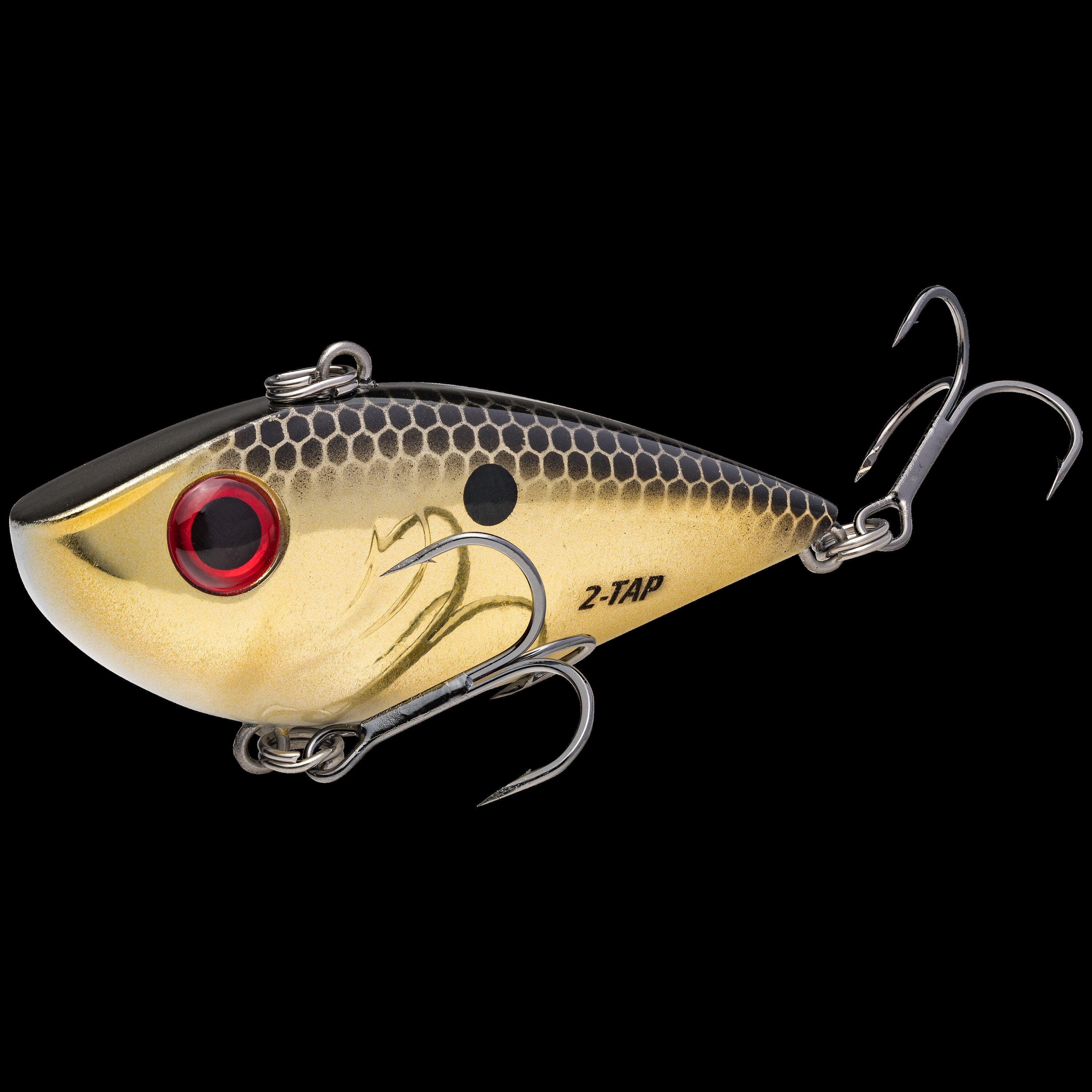 Strike King Red Eye Shad Tun 1/2oz Gold Black Back