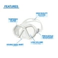 thumbnail image 5 of Reef Tourer Adult X-Plore 2-Window Snorkeling Mask, White, 5 of 5