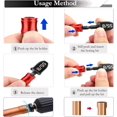 thumbnail image 3 of 13 PCS Swaging Tool HVAC Repair Set with Bit Holder, Air Conditioner Copper Tube Expander Swage Tool Drill Bit (1/4" to 7/8") Soft Copper Pipe Swager - Flaring Swedge Kit, 3 of 5