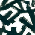 thumbnail image 2 of Vess, June Erica 12x12 White Modern Wood Framed Museum Art Print Titled - Bold Brushstrokes III, 2 of 4