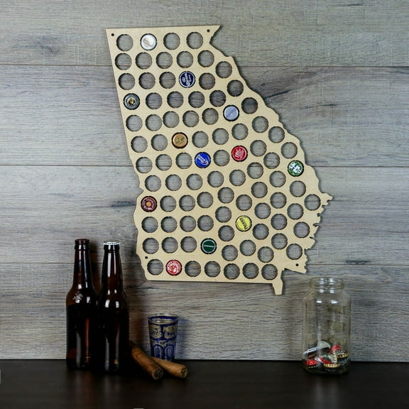 Georgia Beer Cap Map