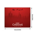 Christmas Linen Placemat Insulated Mat Table Party Home Napkins Holiday