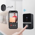 thumbnail image 2 of SDOTXA Home Decoration Smart Wireless Video Doorbell Camera Intelligent Remote WiFi Intercom Visual Doorbells for Home Security 1080p HD Night Vision Security Door Doorbell Black, 2 of 9