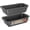 Gray Marble, variant on Bakken- Swiss Loaf Pan Set 1-Piece - Deluxe Nonstick Carbon Steel Bakeware for Perfect Bread and Cakes – Dishwasher Safe, Premium Pans for Home Baking