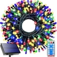 thumbnail image 1 of Cadena de luces solares Ucutely 115 pies 300 LED con control remoto 8 modos, 1 of 8