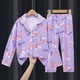 thumbnail image 1 of Pijamas Sanrios Kawaii Anime Mymelody Kuromi Cinnamoroll conjunto de dibujos animados de manga larga para niños ropa de casa para niñas de primavera y otoño, 1 of 4