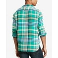 thumbnail image 3 of Polo Ralph Lauren Men's Green Classic Fit Twill Shirt, Small, 3 of 4