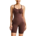 thumbnail image 4 of Viluyesy Womens Shapewear with Adjustable Strap, Butt Lifter Tummy Control Snatched Waist Tight Fit Yogo Trainer Bodysuit Coffee XL, 4 of 8