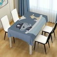 thumbnail image 4 of Yayeee Tablecloths 54" x 54" Rectangle Wrinkle Resistant Party Table Cover, Cute Animals, 4 of 8