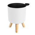 thumbnail image 2 of Pot de Fleurs Rond en Pstique avec Trous de Drainage, 2 of 8