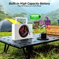thumbnail image 4 of Reproductor de CD portátil ROADOM Bluetooth Radio FM 4000mAh, 4 of 7