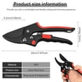 thumbnail image 2 of AEVXKHI Gardening Pruning Shear, Stainless Steel Blades, Handheld Garden Scissors, Bypass Pruning Shears for Plants Hedges Flowers, 2 of 11
